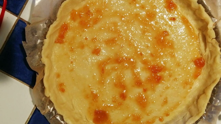 Recouvrir de confiture à l'abricot