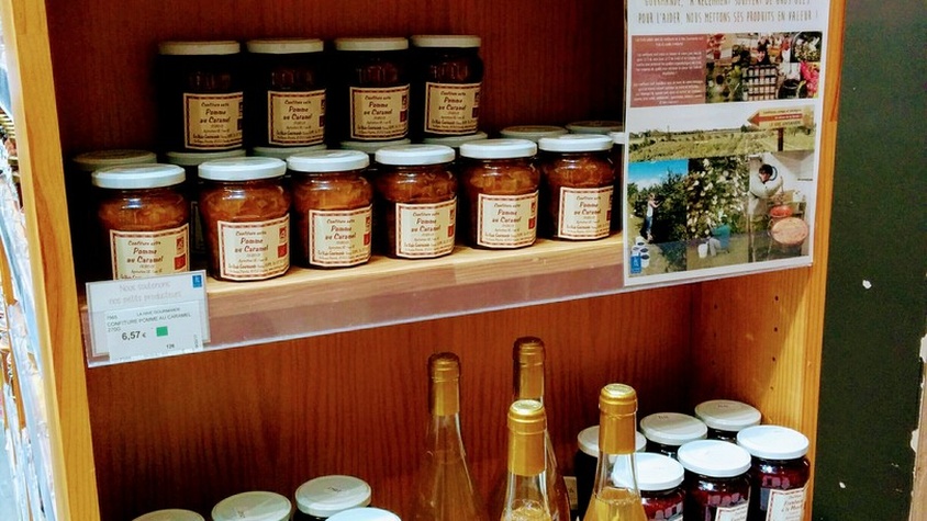Les produits de la Haie Gourmande en TG à RG