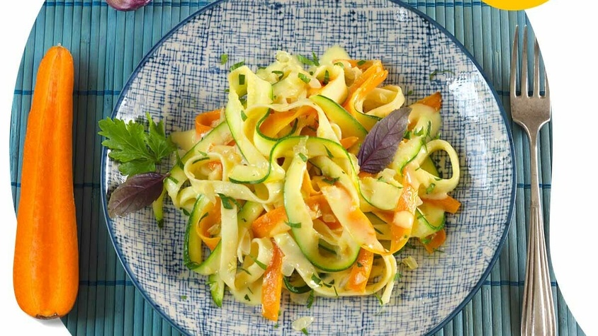 Tagliatelles colorées