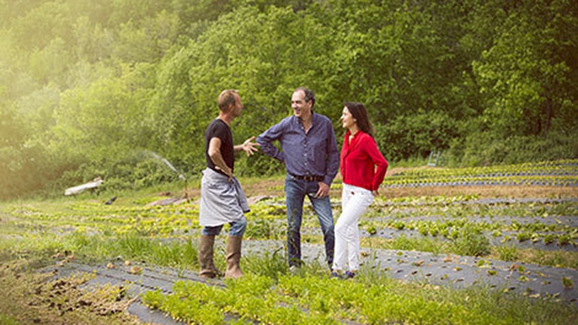 Karine et Jeff dans les Champs