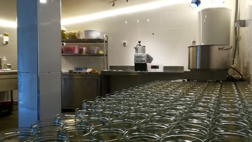 Les bocaux en préparation